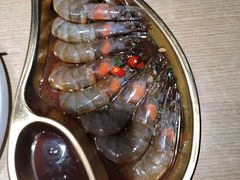 生卤虾-街角等你.大连海鲜烧烤.经典铁板海鲜串(西安路店)