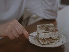 焙茶绿豆沙提拉米苏-dokidoki