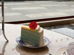 蝶豆花冰淇淋千层蛋糕-厦门万豪酒店及会议中心大堂吧·海景下午茶