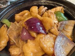 红烧支竹斑腩煲-新宝餐厅(流塘店)