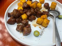 芒果牛肉粒-南海渔村(火炬园店)