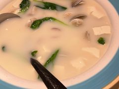 三鲜豆腐汤-渔民船说·北塘海鲜·天津菜·海肠捞饭(北塘古镇店)