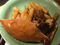 梭子蟹炒年糕-弄堂里(雨花客厅店)
