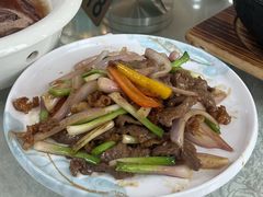 爆炒牛胸油-台山美食一绝阿四台山黄鳝饭(阿四创作店)