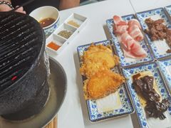 鸡蛋炸馒头片-大槐树烤肉馆