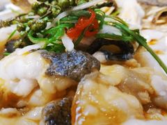 油淋鲜椒多宝鱼 -时间里·新派粤菜(远洋店)