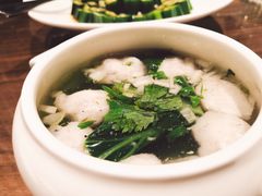 鲜嫩黄花鱼丸汤-将相和·海鲜蒸饺大连菜