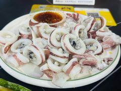葱油小鱿鱼-坛南湾阿强农家乐.海鲜大排档老字号(福州地标美食店)