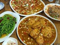 鱼香茄饼-厨神老街兔·淳朴人家店(盐帮菜风味名店)