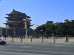 正阳门箭楼背面-前门大街