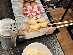 -長壹旋转烤吧 农家鸡火锅