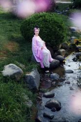 -虞美人汉服摄影