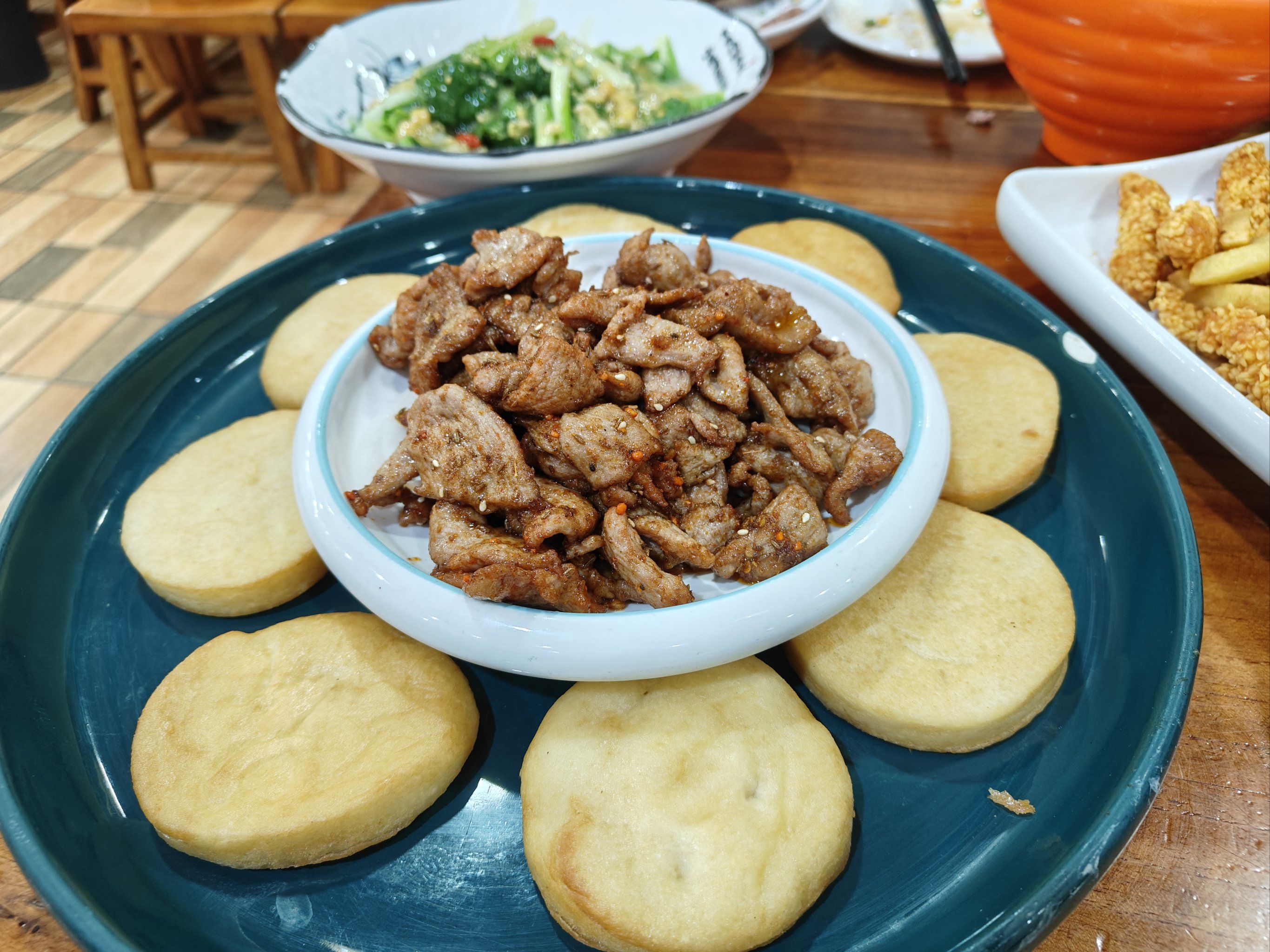 家乡味道,一顿吃到饱,小烧饼民间菜