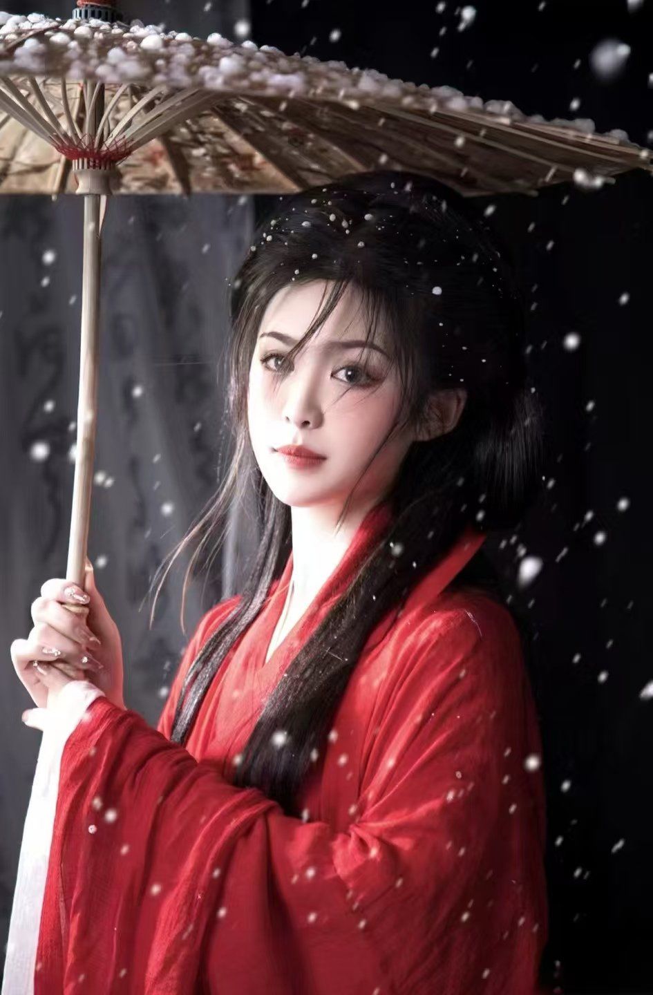 古风美女红衣梦