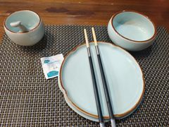 餐具摆设-俏东方·海味水饺·青岛菜(崂山店)