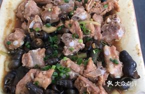 Steamed Spare Ribs with Mountain Snail