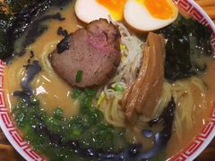 黑麻油豚骨拉面-老龙亭拉面店