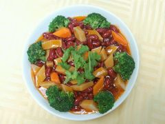鲍菇红腰豆-合和美食馆