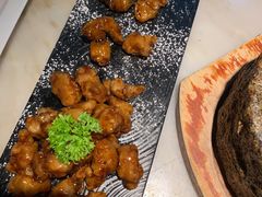 雪花糖醋里脊-绿茶餐厅(二七万达店)