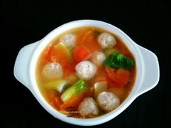 番茄圆子汤-岷山饭店-岷轩中餐厅