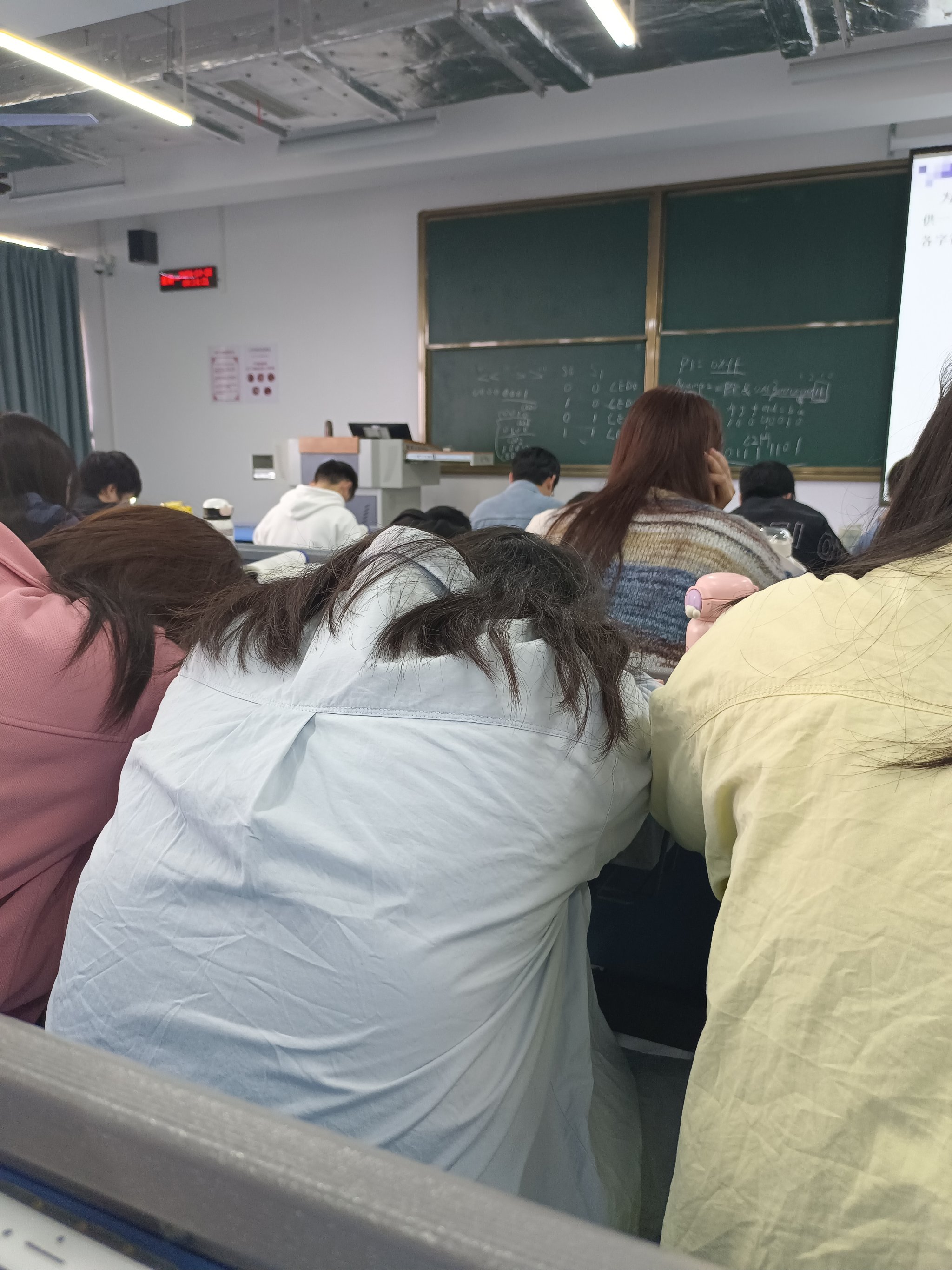 当代大学生上课现状图片