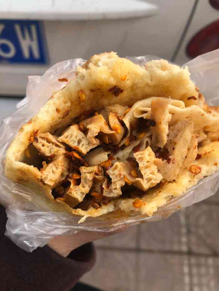 老白烧饼(盛世佳苑店)-"特地从郑州跑到原阳吃烧饼,没想到钱饼夹菜.