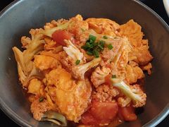 西红柿花菜炒蛋-简小舍·民间手艺菜(武昌江滩店)