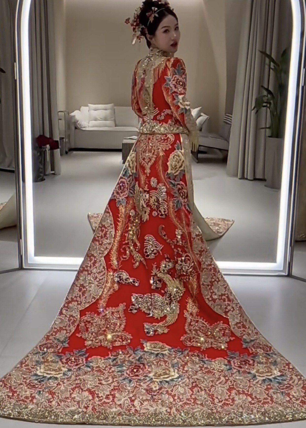 帝傲红色马来褂分享