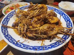 老头儿油爆沼虾-老头儿油爆虾(胜利河美食街店)