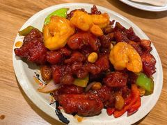 椒香虾仁爆鸡球-陈傻子餐厅(世纪都会店)