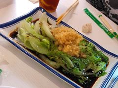 金蒜白灼豉汁时蔬-食运茶餐厅(文化宫店)