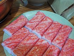 招牌生食蟹肉-东镇老火锅(长春路首店)