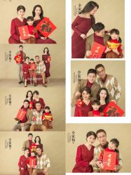 -时光纪亲子全家福照相馆(静安店母女写真父母纪念照)
