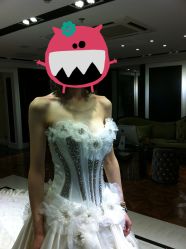 第四套主纱&nbsp;缎面复古宫廷款-韩国天使嫁衣婚纱礼服馆(上海旗舰店)