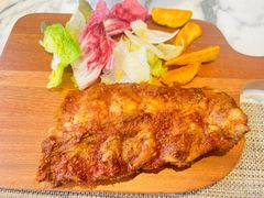 美式烤猪肋排-北京贵宾楼饭店 红墙咖啡厅