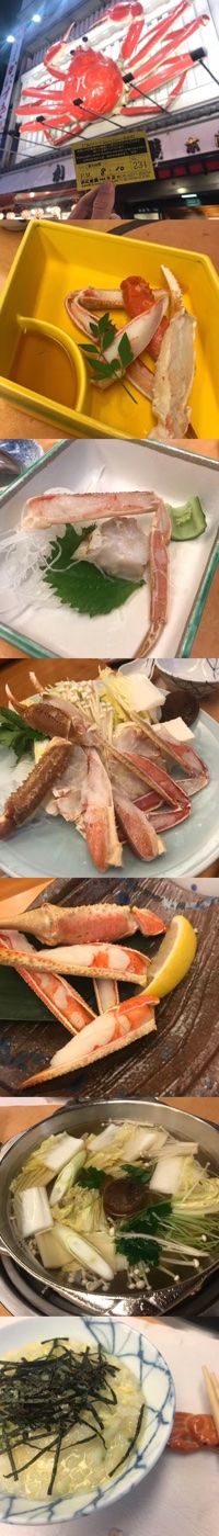 螃蟹刺身-蟹道乐(道顿堀本店)