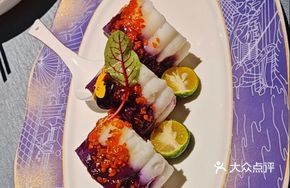 Red Osmanthus Sweet Potato and Yam Dessert