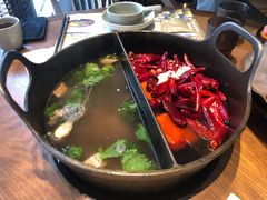 草本鸳鸯锅-盡膳口福跷脚牛肉火锅(晶耀前滩店)