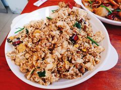 虾脑辣豆腐-如意香辣鸡架(总店)