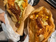 -小红车炸蛋葱油饼