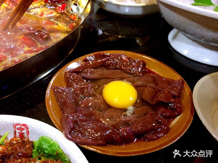 渝洞天老火锅(九街店)麻辣牛肝图片