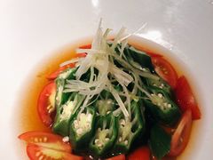 西域番茄拌秋葵-枚青·临安酒肆(腾飞大厦店)
