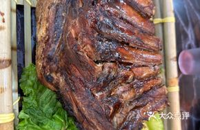 Whole Lamb Rack Roasted in Clay Oven
