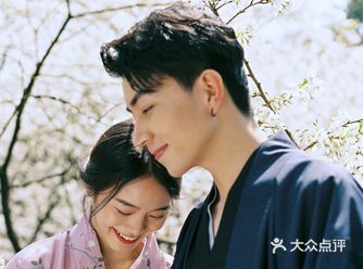 杭城也能拍好看の日系和服婚纱照樱花季