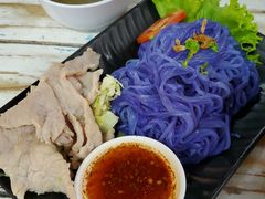 -蝶豆花蓝面条
