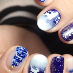 点击看大图 -一笔绣狂草美甲坊