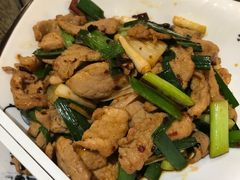 蒜苗炒肉-喜林苑·稻田餐厅(品相府店)