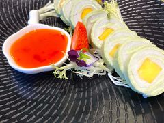 翡翠山药芒果卷-三宝大饭店-中和艺素餐厅(浦上金山正祥广场店)