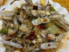 爆炒蛏子-温州一家人美食(西木头市店)