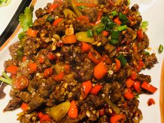 小炒黄牛肉-钟掌勺忘不了地道湘菜(新天地假日广场店)